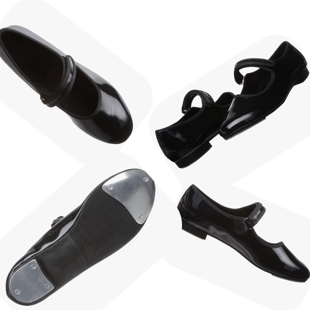 Dance Class Unisex-Child Molly Jane Tap Shoe Mary Flat length 6-3/4”. See pics